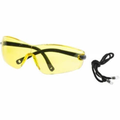 Lunettes De Protection RS PRO Ambre Polycarbonate (PC), Résistant Aux Rayures, Protection UV 400 ( Prix Pour 1 )