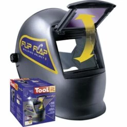 Toolit FLIP-FLAP 042513 Casque De Soudeur Noir EN 166, EN 168, EN 175