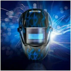 STAMOS Masque De Soudure Automatique Casque Soudage Assombrissement Solaire 1/25.000 S - Argent -Promos Protection des yeux : lunettes et masque Magasin 13814305 4