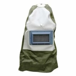 Varan Motors - NESBM-02 Masque Cagoule De Sablage Avec Casque De Chantier Intégré Pour Sableuse - Blanc -Promos Protection des yeux : lunettes et masque Magasin 1506118 5