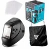 STAHLWERK ST-900X Casque De Soudage Entièrement Automatique, 5 Disques De Rechange Inclus Et Sac De Rangement, Noir, 7 Ans De Garantie * Sur Le Filtre