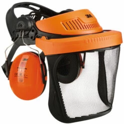 3M Visière De Protection Et Coquilles Antibruit G500, Pour Les Travaux De Débroussaillage