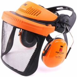 3M Visière De Protection Et Coquilles Antibruit G500, Pour Les Travaux De Débroussaillage -Promos Protection des yeux : lunettes et masque Magasin 16238770 3