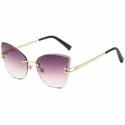 ASUPERMALL Lunettes De Soleil, Uv400, Lunettes De Soleil Sans Monture En œil De Chat
