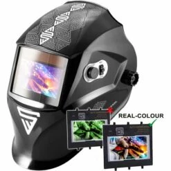 STAHLWERK ST-550L Casque De Soudage Entièrement Automatique Avec Fonction 3 En 1 Classe Optique: 1/1/1/1, Avec 5 Disques De Rechange Et Sac, 7 Ans De Garantie* Sur Le Filtre