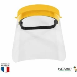 NOVAP Visière De Protection EN166 - Jaune - 6104049 -Promos Protection des yeux : lunettes et masque Magasin 18730032 3