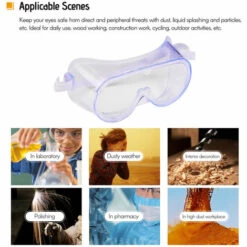 ASUPERMALL Lunettes De Securite, Avec Sangles De Reglage, Antibuee -Promos Protection des yeux : lunettes et masque Magasin 18770712 5