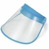 INSMA Visière écran Facial Capuchon Anti-Poussiere Anti-crachats Couverture Intégrale De Protection Chapeau De Soleil Transparent Bleu