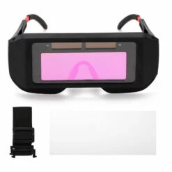 ASUPERMALL Lunettes De Securite De Soudage A Assombrissement Automatique A Energie Solaire