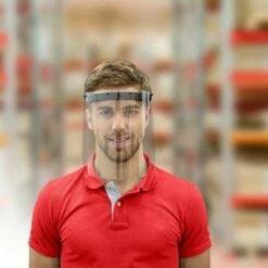 Visière De Protection 36x23 Cm VITO SECURITY Polycarbonate Anti Reflet Et Anti Buée Serre Tête Ajustable -Promos Protection des yeux : lunettes et masque Magasin 19334689 3