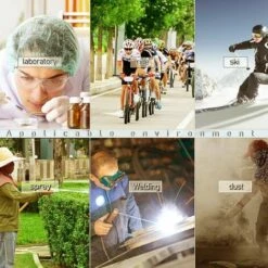 BEARSU Chemical Splash Lot De 2 Paires De Lunettes De Protection Pour Les Yeux -Promos Protection des yeux : lunettes et masque Magasin 25205543 4