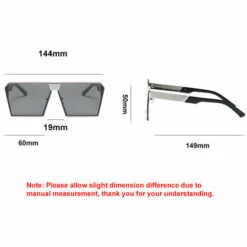 ASUPERMALL Lunettes De Soleil Plaquees Or, Lunettes De Soleil Carrees En Film De Couleur Pour Femmes, Style2 (Monture Doree Rose Fleur De Cerisier) -Promos Protection des yeux : lunettes et masque Magasin 28077127 5