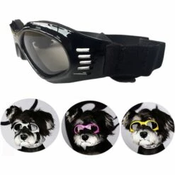 Triomphe Lunettes Pliables Pour Animaux De Compagnie Lunettes De Chien Pour Chat Lunettes De Ski Accessoires Pour Animaux Lunettes De Soleil, Noir