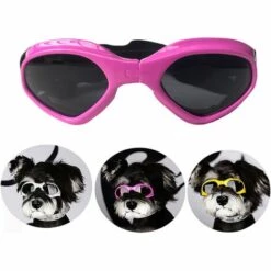 Triomphe Lunettes Pliables Pour Animaux De Compagnie Lunettes Pour Chiens Et Chats Lunettes De Ski Accessoires Pour Animaux De Compagnie Lunettes De Soleil, Rose