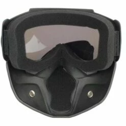 Triomphe Lunettes Masque Rétro Harley Lunettes D'équitation Lunettes De Moto Hors Route Lunettes De Casque Coupe-vent Lunettes (sable Noir + Feuilles Colorées) -Promos Protection des yeux : lunettes et masque Magasin 28619143 5