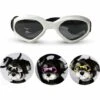 Betterlife Lunettes Pour Animaux De Compagnie Lunettes Pour Chiens Lunettes Pliables Pour Animaux De Compagnie Blanc=