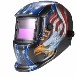 HAPPYSHOPPING Masque De Soudage Masque De Soudage Casque De Soudage Casque De Soudage Motif Aigle Auto-assombrissant, Noir - Noir