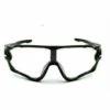 THSINDE Lunettes De Cyclisme Lunettes De Soleil Polarisées Verres Interchangeables Lunettes De Sport UV400 Pour Les Activités De Plein Air Courir Faire Du Vélo Cadre Noir Blanc.