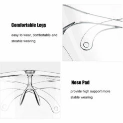 ASUPERMALL Kkmoon Lunettes De Securite Anti-Buee Lunettes De Soleil Lunettes De Protection Avec Ecran Facial Complet Lunettes De Securite Teintees Lunettes De Protection, Rouge -Promos Protection des yeux : lunettes et masque Magasin 32952964 5