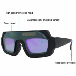 HAPPYSHOPPING Soudage Anti-ultraviolet, Verres De Soudage A Assombrissement Automatique, Verres De Soudage A L'argon, Pile Bouton Integree -Promos Protection des yeux : lunettes et masque Magasin 32994298 5