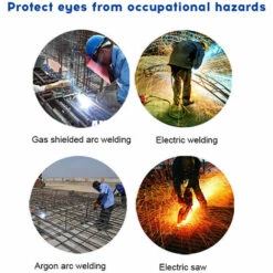 HAPPYSHOPPING Lunettes De Soudage A Assombrissement Automatique, Lunettes De Soudeur Anti-eblouissement Et Anti-ultraviolet, Lunettes De Protection -Promos Protection des yeux : lunettes et masque Magasin 32996238 3