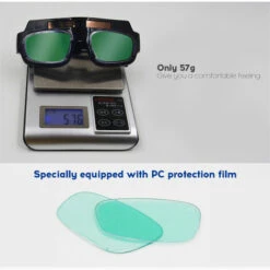 HAPPYSHOPPING Lunettes De Soudage A Assombrissement Automatique, Lunettes De Soudeur Anti-eblouissement Et Anti-ultraviolet, Lunettes De Protection -Promos Protection des yeux : lunettes et masque Magasin 32996238 5