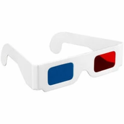 ASUPERMALL Lunettes En Carton 3D Rouge Et Cyan Anaglyphe Blanc Lunettes De Carte Pour La Visualisation, 50Pcs - 50Pcs -Promos Protection des yeux : lunettes et masque Magasin 33454316 3