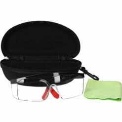 ASUPERMALL Lunettes Haute Definition Manches De Jambe Reglables Lunettes De Protection Anti-Ultraviolets Anti-Buee Anti-Rayures, Rouge - Rouge -Promos Protection des yeux : lunettes et masque Magasin 33482502 3