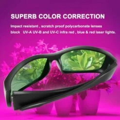DONTODENT LED Plantes Verres Lunettes De Protection Eyes Grow Glasses Anti UV/IR -Promos Protection des yeux : lunettes et masque Magasin 33499940 3