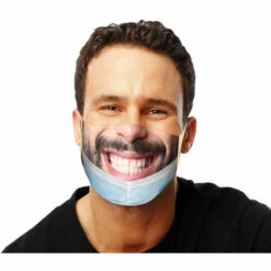 ASUPERMALL Fournitures De Fete D'Halloween Pour Hommes / Femmes Adultes Motif 3D Interessant Lavable Reutilisable Respirant Anti-Poussiere Bouclier Facial, 2 - 2 -Promos Protection des yeux : lunettes et masque Magasin 34143146 5