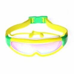 THSINDE Lunettes De Natation, Protection UV Anti-buée, Pour Hommes Femmes Adulte Jeunesse ,jaune