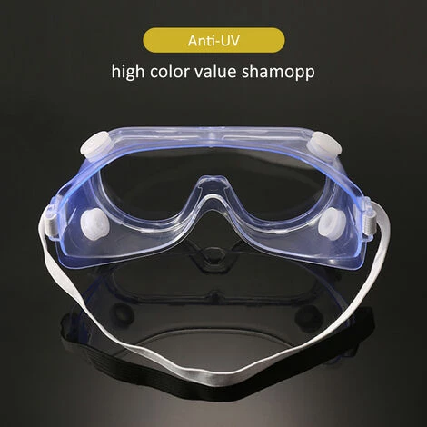 HAPPYSHOPPING Lunettes De Securite Lunettes De Protection Transparentes Lunettes Anti-UV Anti-eclaboussures Protection Des Yeux, Modele: Transparent 435 4 HAPPYSHOPPING Lunettes De Securite Lunettes De Protection Transparentes Lunettes Anti-UV Anti-eclaboussures Protection Des Yeux, Modele: Transparent 435 – Image 4