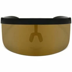 ASUPERMALL Demi-Masque Facial Lunettes De Protection Solaire Grand Miroir Lunettes De Soleil Demi-Masque Protecteur De Protection Lunettes De Soleil Uv Lunettes De Sport De Plein Air, Dix