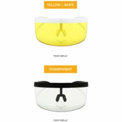 ASUPERMALL Demi-Masque Facial Lunettes De Protection Solaire Grand Miroir Lunettes De Soleil Demi-Masque Protecteur De Protection Lunettes De Soleil Uv Lunettes De Sport De Plein Air, Dix -Promos Protection des yeux : lunettes et masque Magasin 36889450 5