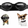 BETTERLIFE Lunettes Pour Chien, Lunettes De Soleil Pour Animaux, Lunettes Pour Chien Pliable Lunette De Soleil Protection UV (Black)