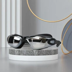 DONTODENT Lunettes De Natation, Lunettes De Plongée Antibuée Protection UV Aucune Fuite Longueur Réglable Pour Unisex Adultes Hommes Femmes