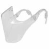 ASUPERMALL Bouclier Facial Protecteur Facial Reglable Demi-Protection Faciale Bouclier De Protection En Plastique Pour Le Quotidien Et Les Voyages, Transparent