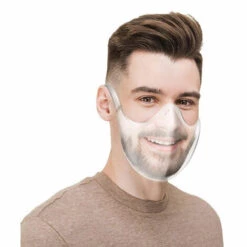 ASUPERMALL Bouclier Facial Protecteur Facial Reglable Demi-Protection Faciale Bouclier De Protection En Plastique Pour Le Quotidien Et Les Voyages, Transparent -Promos Protection des yeux : lunettes et masque Magasin 37265945 5