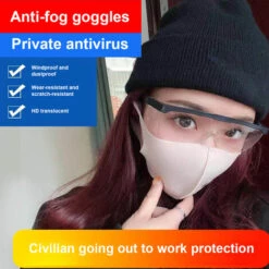 ASUPERMALL Lunettes De Securite Lunettes Lunettes De Mode Anti-Poussiere Coupe-Vent Anti-Buee Lunettes De Protection Pour La Protection Des Yeux,Bleu -Promos Protection des yeux : lunettes et masque Magasin 37268272 3