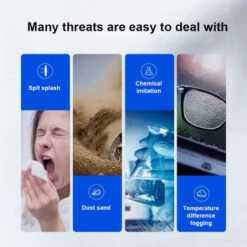 ASUPERMALL Lunettes De Securite Lunettes Lunettes De Mode Anti-Poussiere Coupe-Vent Anti-Buee Lunettes De Protection Pour La Protection Des Yeux,Bleu -Promos Protection des yeux : lunettes et masque Magasin 37268272 4