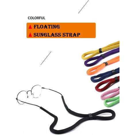 BETTERLIFE 6 Bretelles De Lunettes De Soleil Flottantes, Maintien De Lunettes Réglables, Bretelles De Lunettes Flottantes Antidéraire, Sangle De Lunettes De Sécurité, Support, Chaîne, Cordon, Lanières De Lecture De Lunettes 2 BETTERLIFE 6 Bretelles De Lunettes De Soleil Flottantes, Maintien De Lunettes Réglables, Bretelles De Lunettes Flottantes Antidéraire, Sangle De Lunettes De Sécurité, Support, Chaîne, Cordon, Lanières De Lecture De Lunettes – Image 2