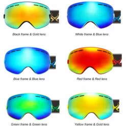 BENICE Enfants Ski Snowboard Lunettes De Patinage Protection UV Anti-buee Large Spherique PC Lentille Antiderapante Sangle Compatible Casque, Modele: Cadre Noir & Lentille Or 7 BENICE Enfants Ski Snowboard Lunettes De Patinage Protection UV Anti-buee Large Spherique PC Lentille Antiderapante Sangle Compatible Casque, Modele: Cadre Noir & Lentille Or -Promos Protection des yeux : lunettes et masque Magasin 39285420 3