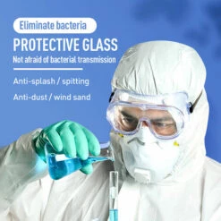 HAPPYSHOPPING Lunettes De Protection Multifonctionnelles Lunettes De Protection Anti-eclaboussures Anti-poussiere Anti-vent Anti-sable Protecteur Des Yeux Lunettes De Securite, Modele: 2 -Promos Protection des yeux : lunettes et masque Magasin 39290665 3