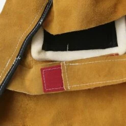 LITZEE Welding Mask Hooded Welder's Helmet Leather Protective Hood Comfortable Mask With Goggle Eye And Face Protection -Promos Protection des yeux : lunettes et masque Magasin 39351542 3