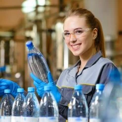 TRIOMPHE Lot De 12 Lunettes De Sécurité Transparentes - Lunettes De Protection Avec Verres En Plastique, Pont-de-Nez Et Embouts De Branches En Caoutchouc Pour Plus De Confort - Lunette Transparente PPE -Promos Protection des yeux : lunettes et masque Magasin 39355288 4