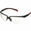 3M - 3M 3M S2001SGAF-RED Lunettes De Protection Avec Protection Anti-buée, Avec Protection Anti-rayures Rouge, Gris DIN EN 1