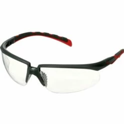 3M - 3M 3M S2001SGAF-RED Lunettes De Protection Avec Protection Anti-buée, Avec Protection Anti-rayures Rouge, Gris DIN EN 1