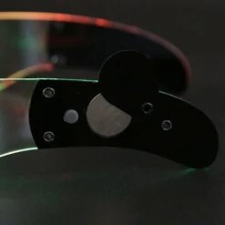 TRIOMPHE TRIP Cyberpunk Lunettes Lumineuses à LED Avec Visière électronique Et Fusible Pour Fête, Anniversaire, Noël -Promos Protection des yeux : lunettes et masque Magasin 39637183 3