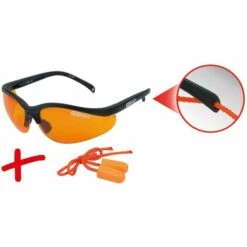 KSTOOLS KS TOOLS Lunette De Protection - Orange Avec Bouchons D'oreille -Promos Protection des yeux : lunettes et masque Magasin 41883278 4