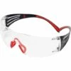 3M - 3M 3M SF401SGAF-RED Surlunettes Avec Protection Anti-buée Rouge, Gris DIN EN 166, DIN EN 170, DIN EN 172